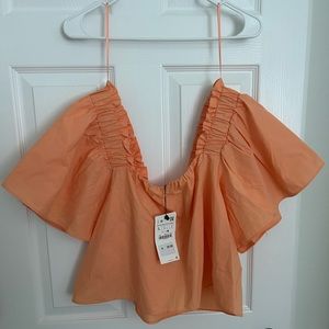 Off the shoulder Zara top